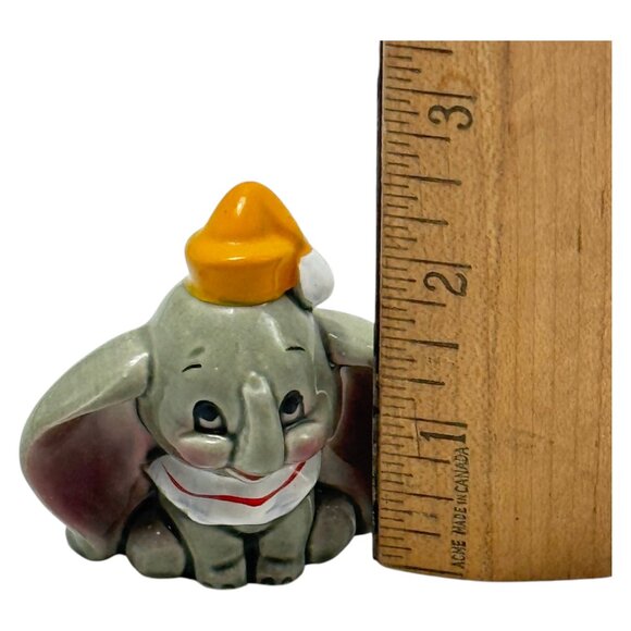 Dumbo Disney Figurine 2.5 inch Tall Ceramic Marked Disney Japan Vintage 1970s - Picture 7 of 8